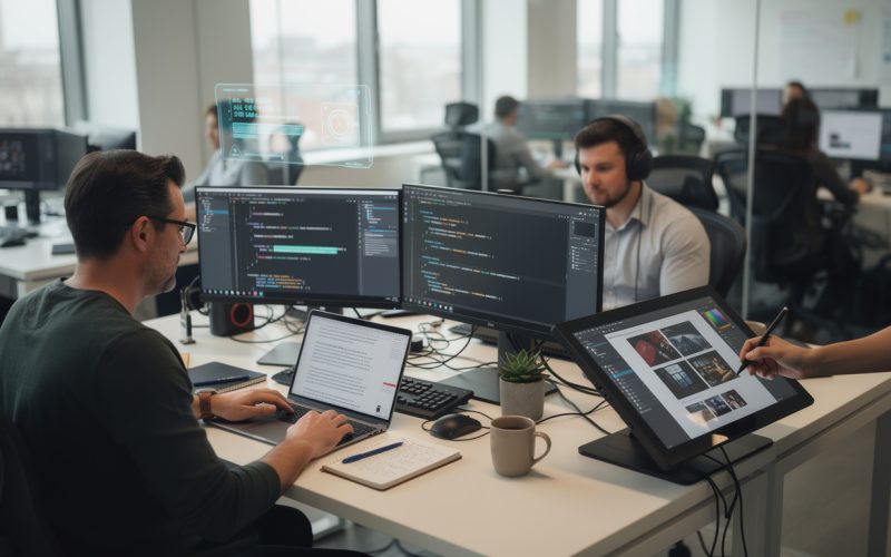 découvrez comment l’essor de l’intelligence artificielle impacte les métiers de rédacteurs, développeurs et designers, et pourquoi ils doivent réinventer leurs compétences pour rester pertinents.