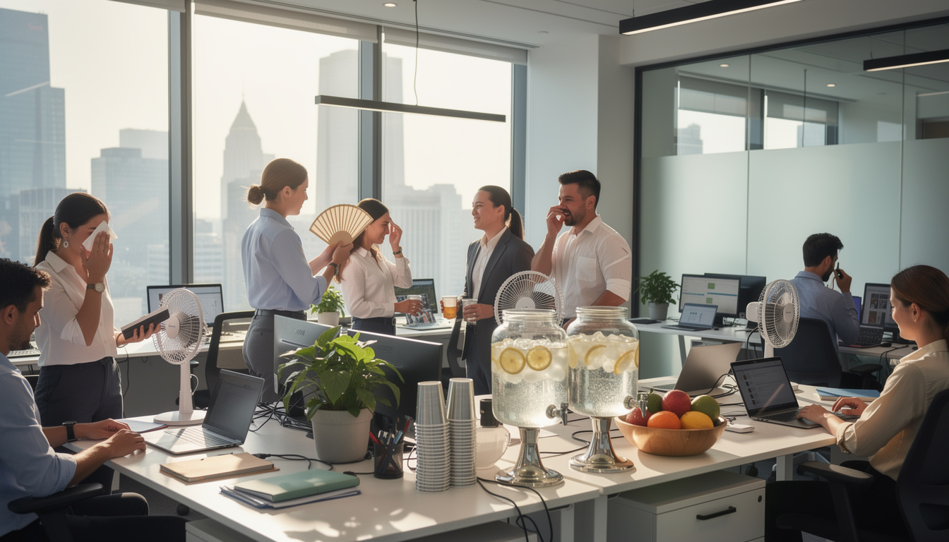 découvrez les responsabilités de l'employeur face à la chaleur lors de la canicule au bureau en 2026 et comment assurer un environnement de travail sécurisé et confortable.