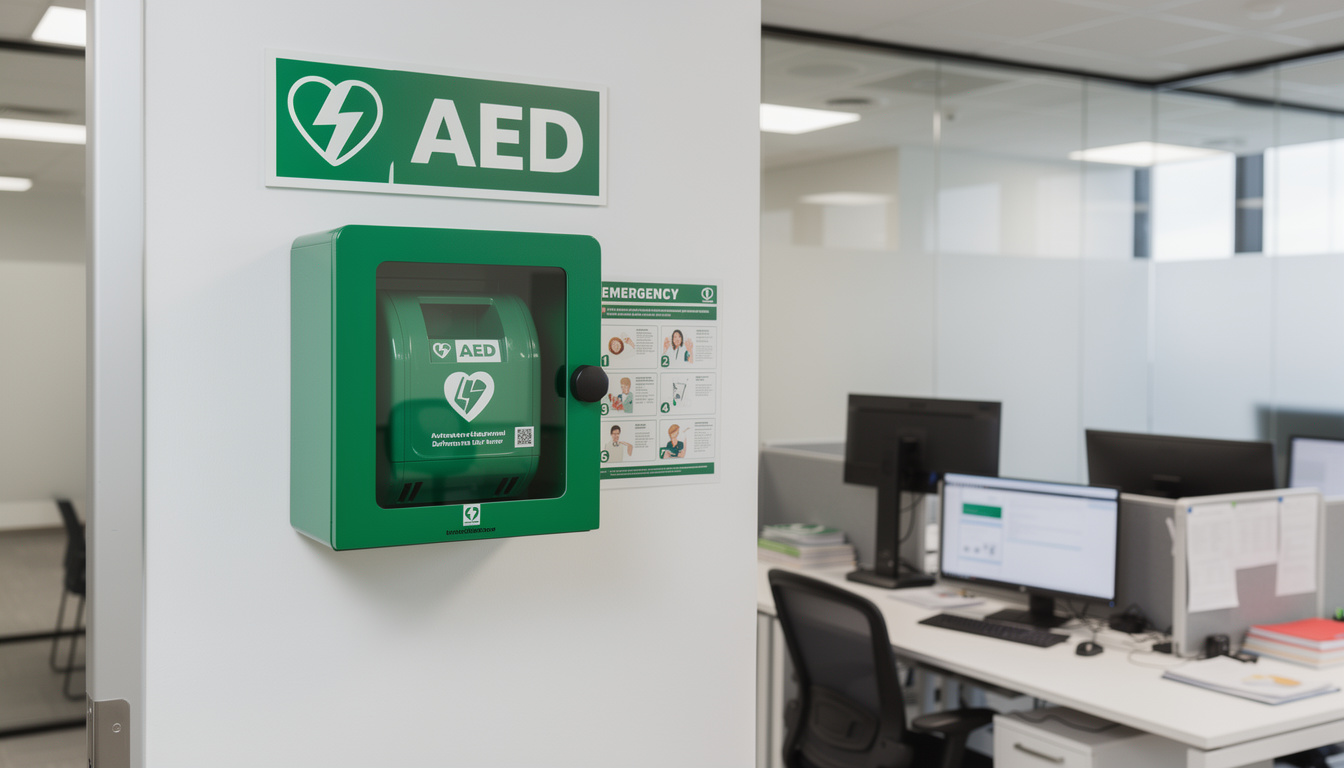 découvrez comment installer un défibrillateur en erp grâce à notre guide express pour garantir la conformité réglementaire et assurer la sécurité de tous.
